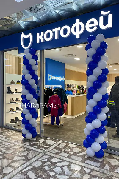 Столбы из воздушных шаров №3